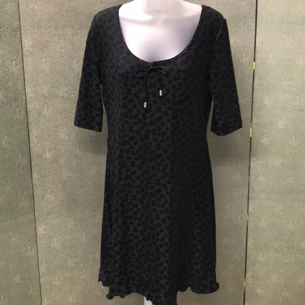 Clientele Gray Black Dress 🥰